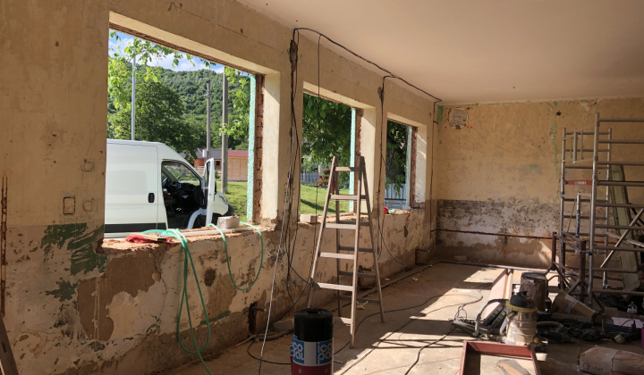 15. fotografia fotogalérie Klub Mladých -rekonštrukcia