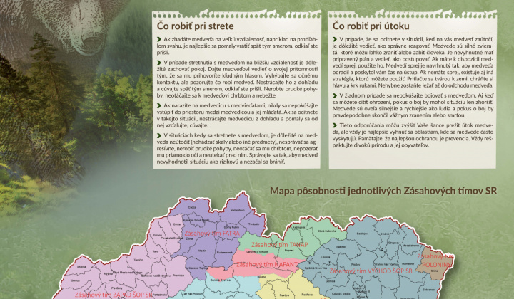 Fotka - ukončenie činnosti Operačného strediska pre medveďa hnedého ŠOP SR